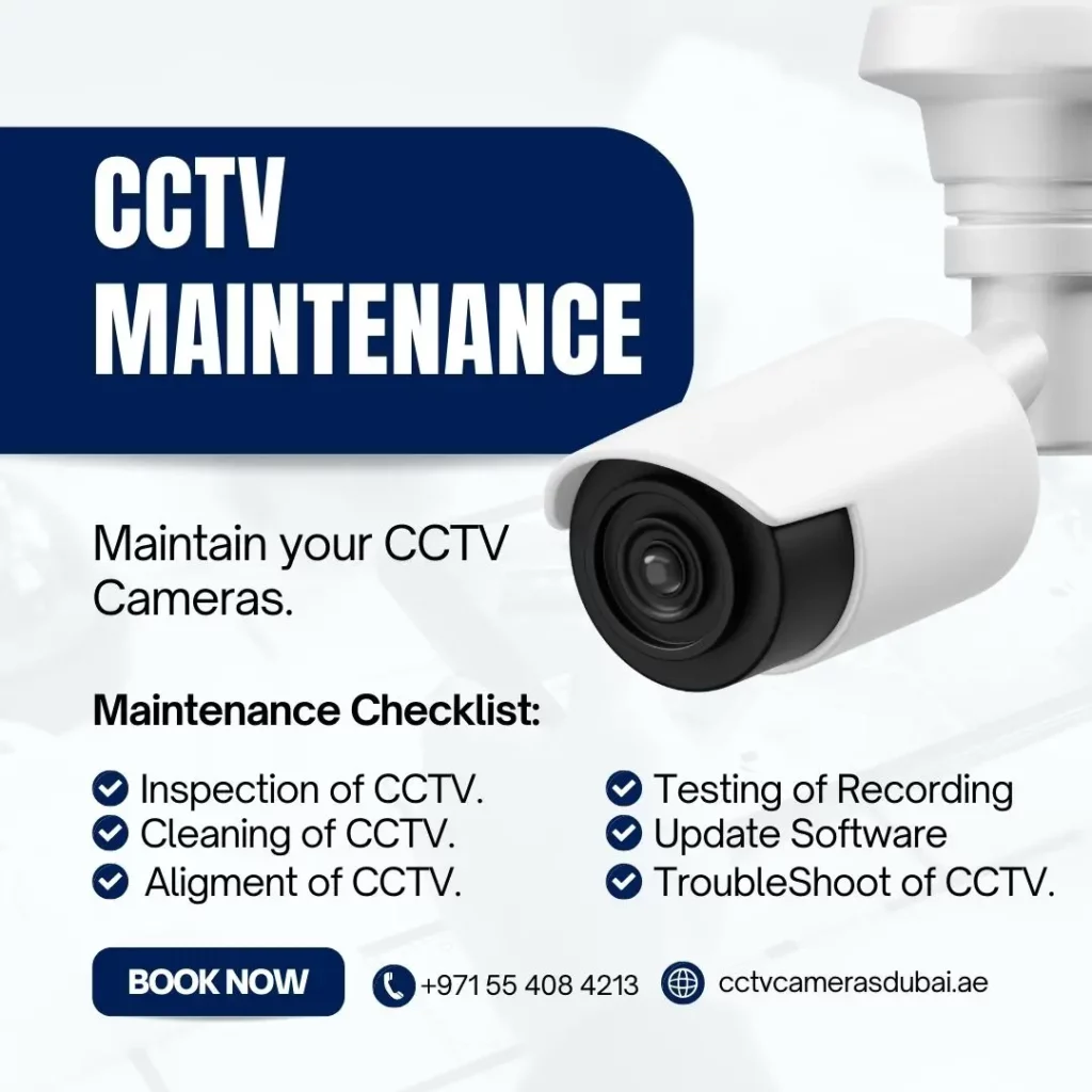 CCTV Camera Maintenance Contract(عقد صيانة كاميرات المراقبة) by cctv cameras dubai
